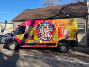 boba lady finished look