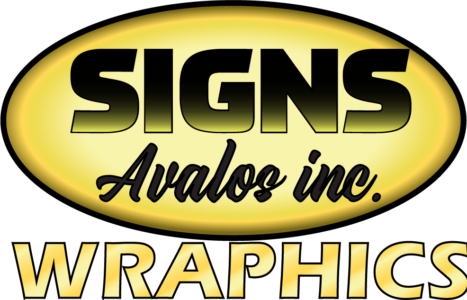 avalos signs gold logo